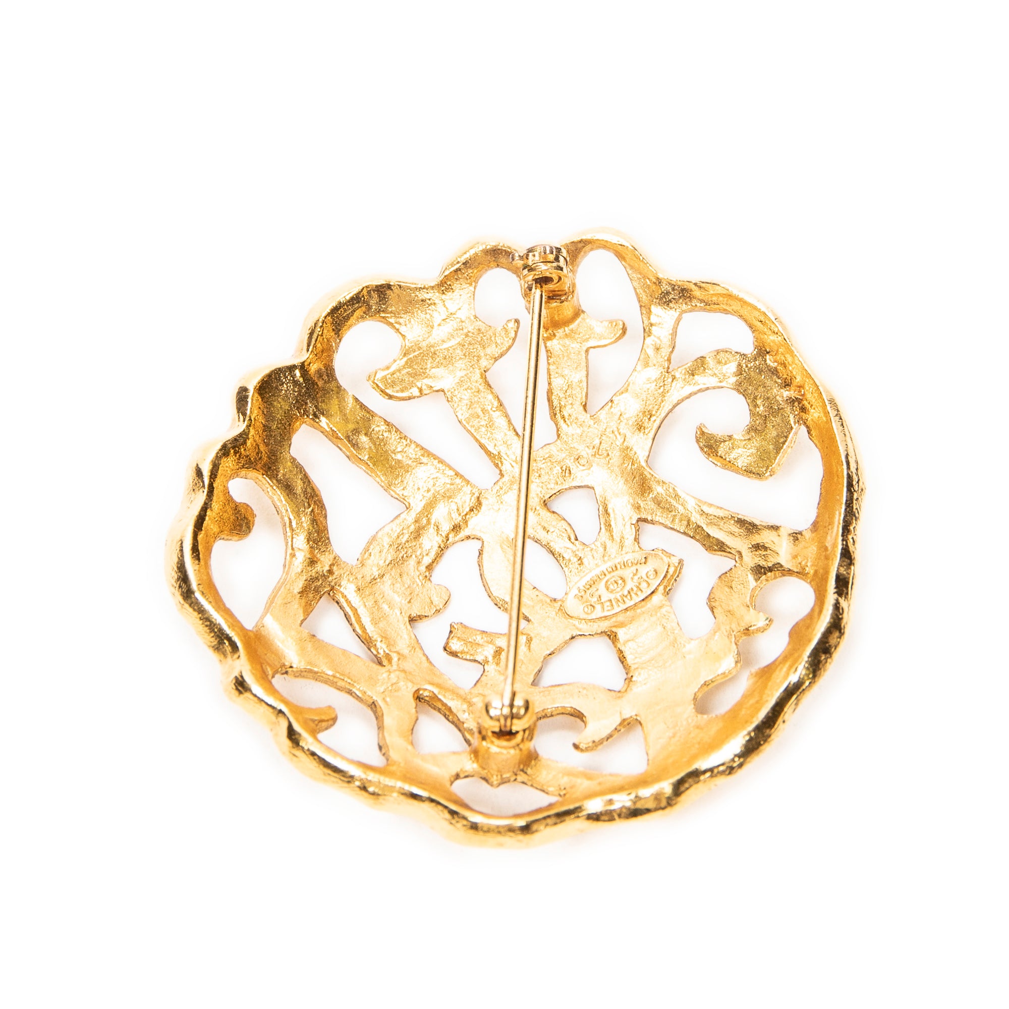 Brooch CC Brooch Gold Gold Plated