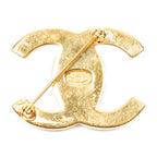 Brooch CC Turn Lock Brooch Gold Gold Plated