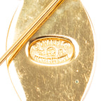 Brooch CC Turn Lock Brooch Gold Gold Plated