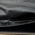 Shoulder Bag Owl Sequin Twist Chain Wallet Black Epi