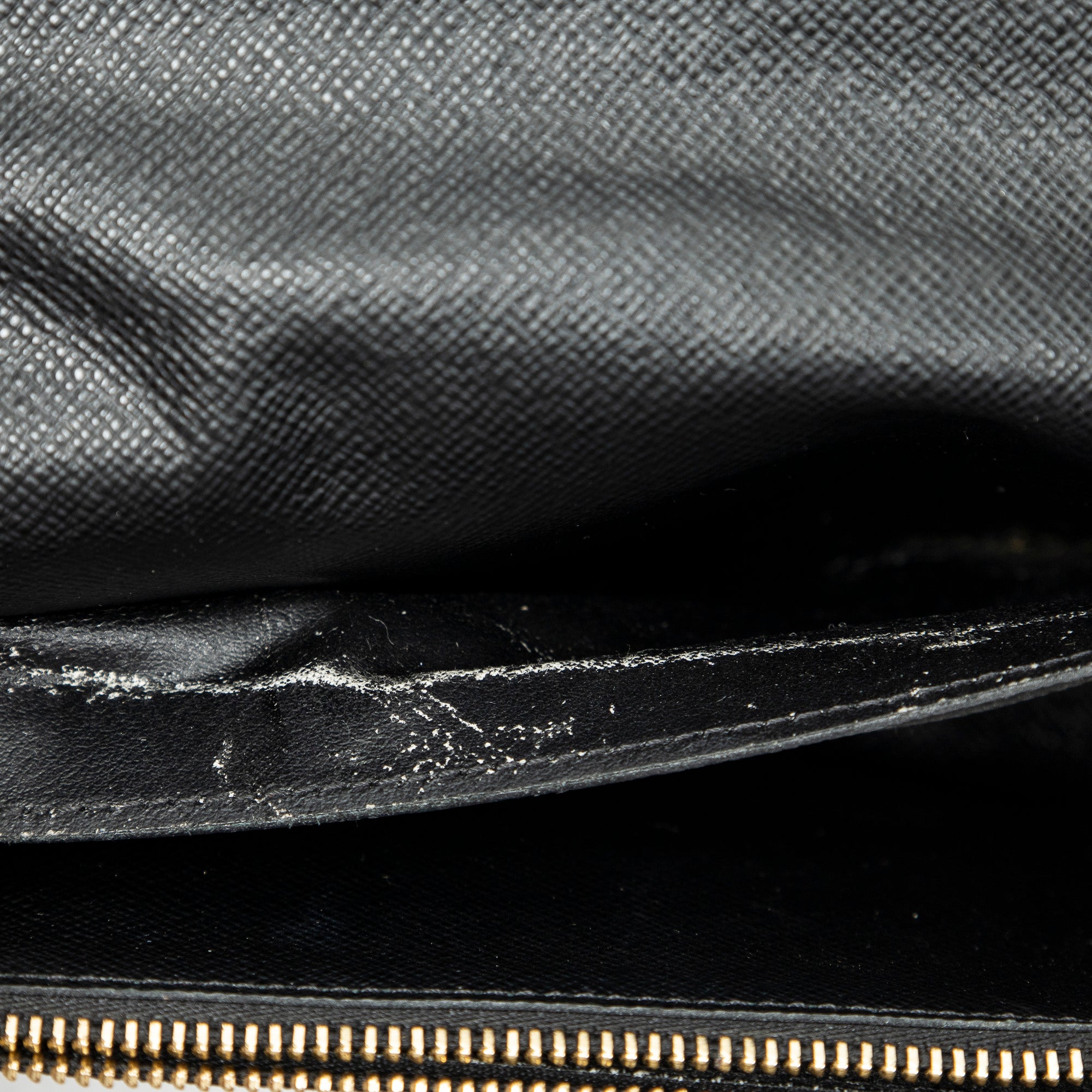 Shoulder Bag Owl Sequin Twist Chain Wallet Black Epi