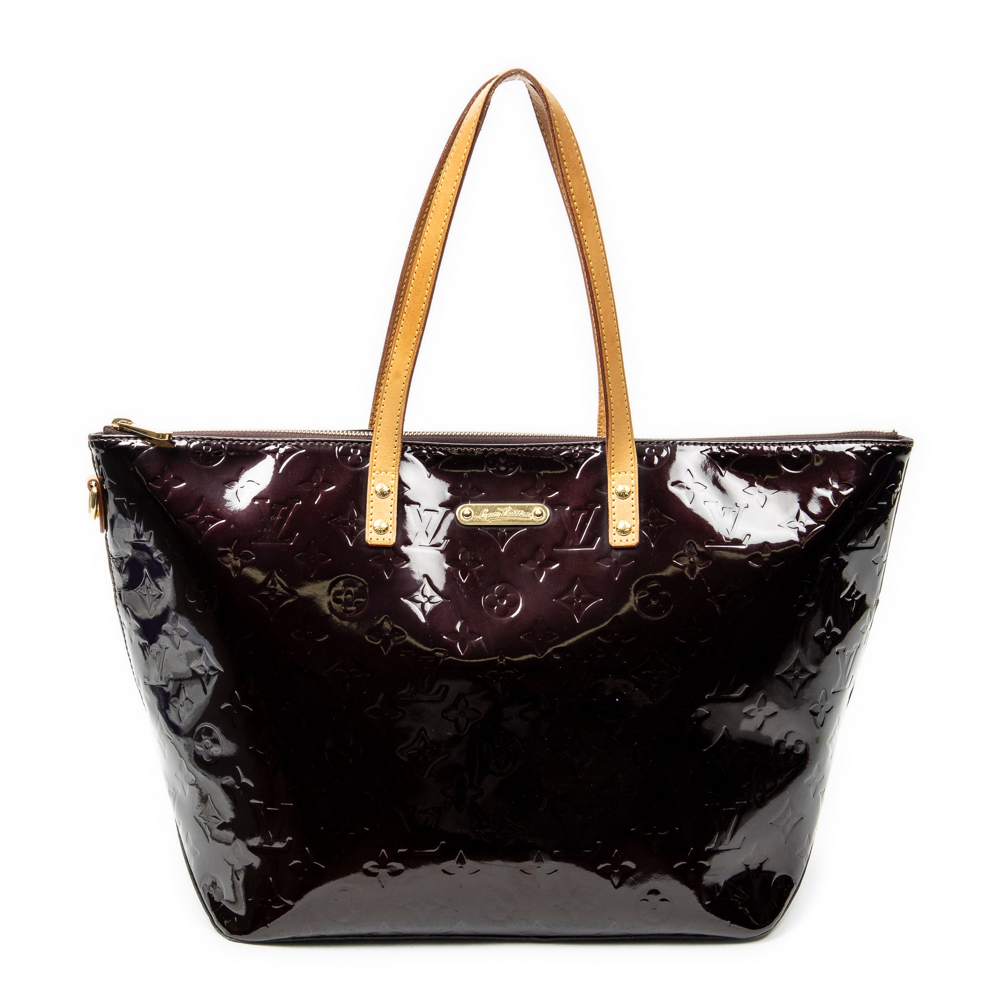 Shoulder Bag Bellevue GM Amarante Monogram Vernis