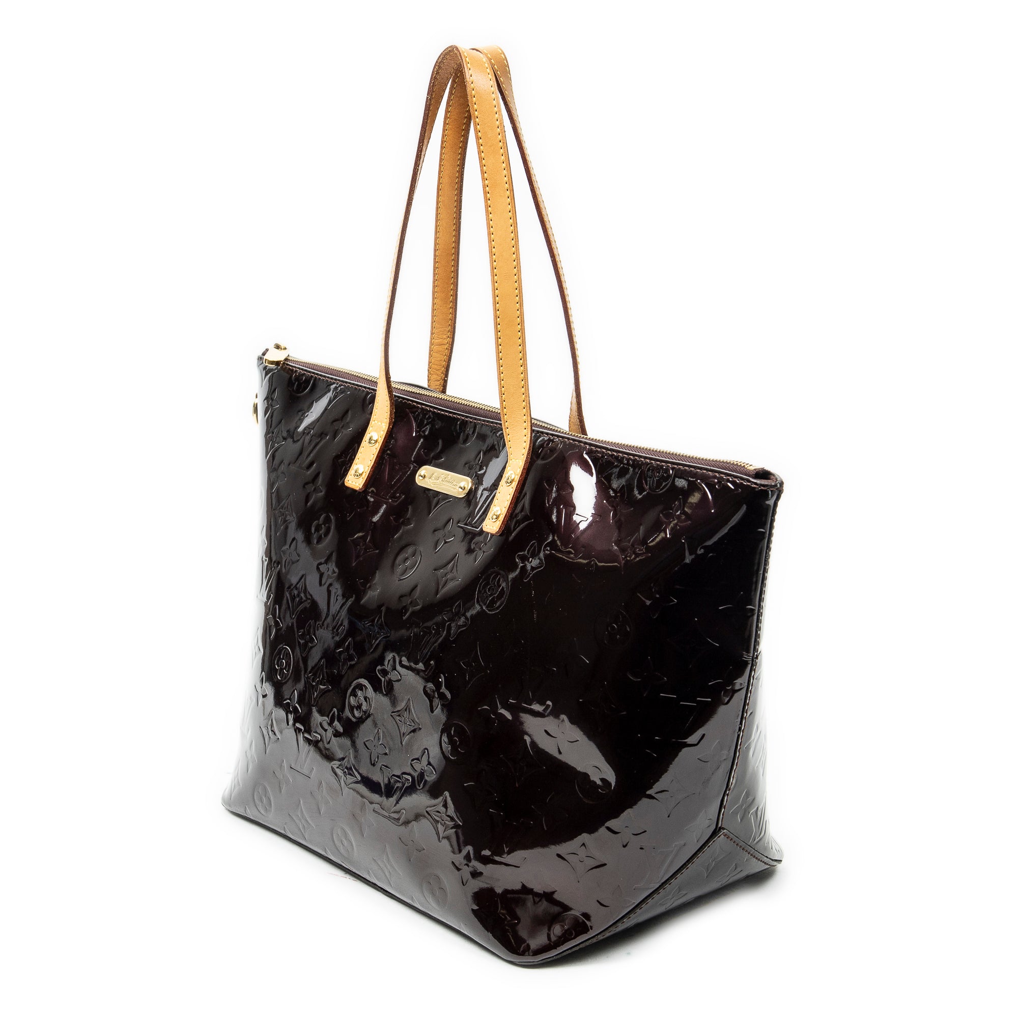 Shoulder Bag Bellevue GM Amarante Monogram Vernis