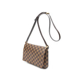 Shoulder Bag Musette Tango Long Strap Brown Damier Ebene