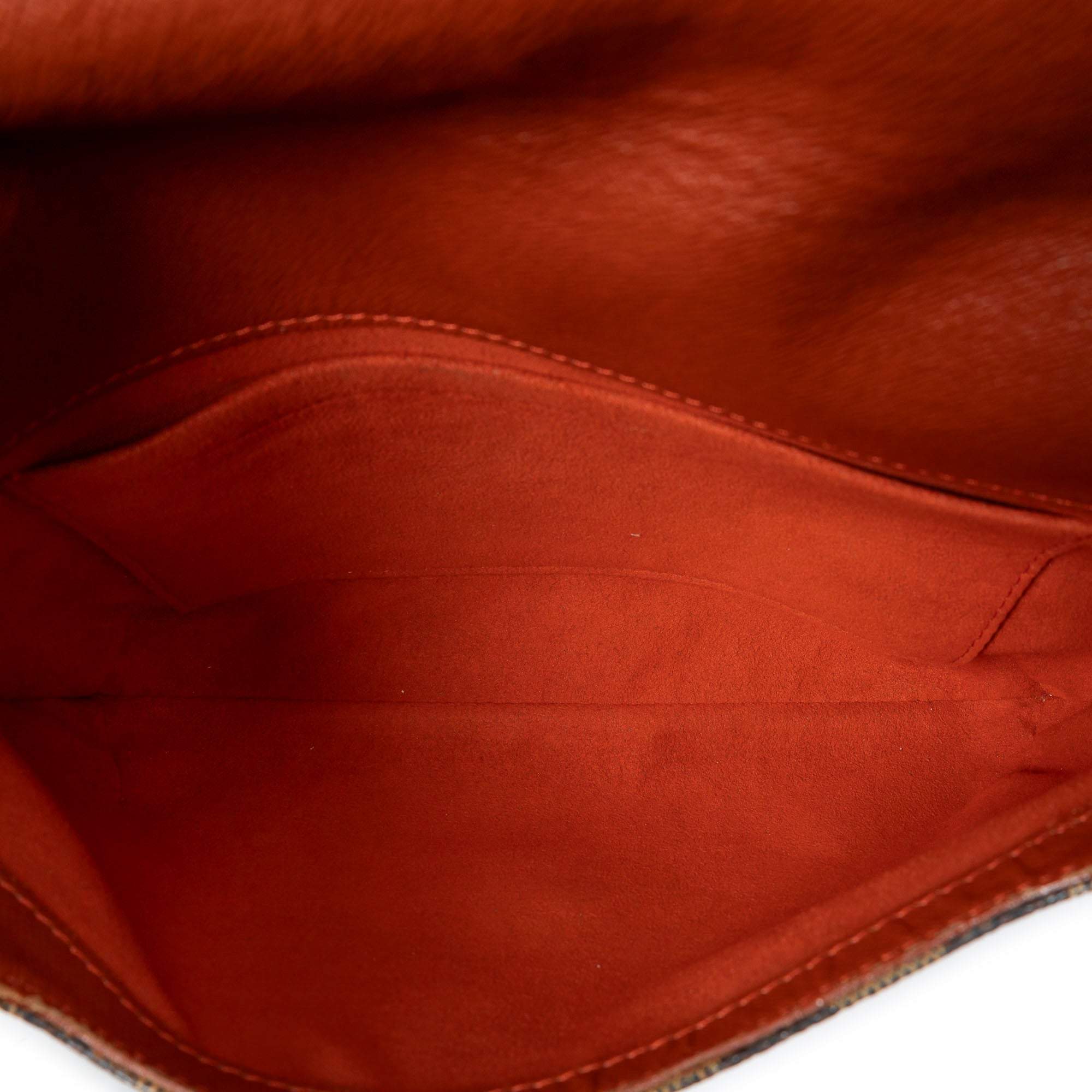Shoulder Bag Musette Tango Long Strap Brown Damier Ebene