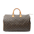 Handbag Speedy 40 Brown Monogram Canvas