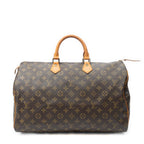 Handbag Speedy 40 Brown Monogram Canvas