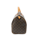 Handbag Speedy 40 Brown Monogram Canvas