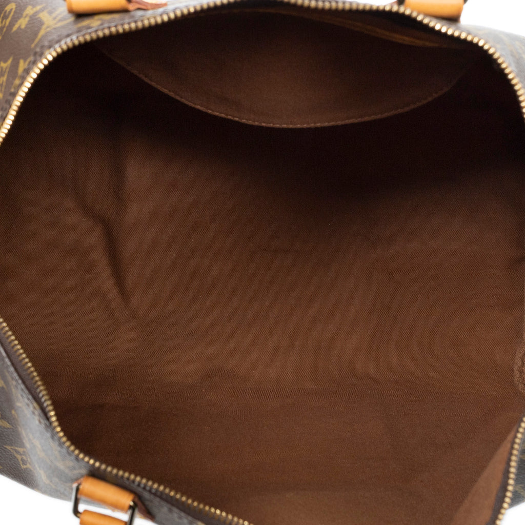 Handbag Speedy 40 Brown Monogram Canvas
