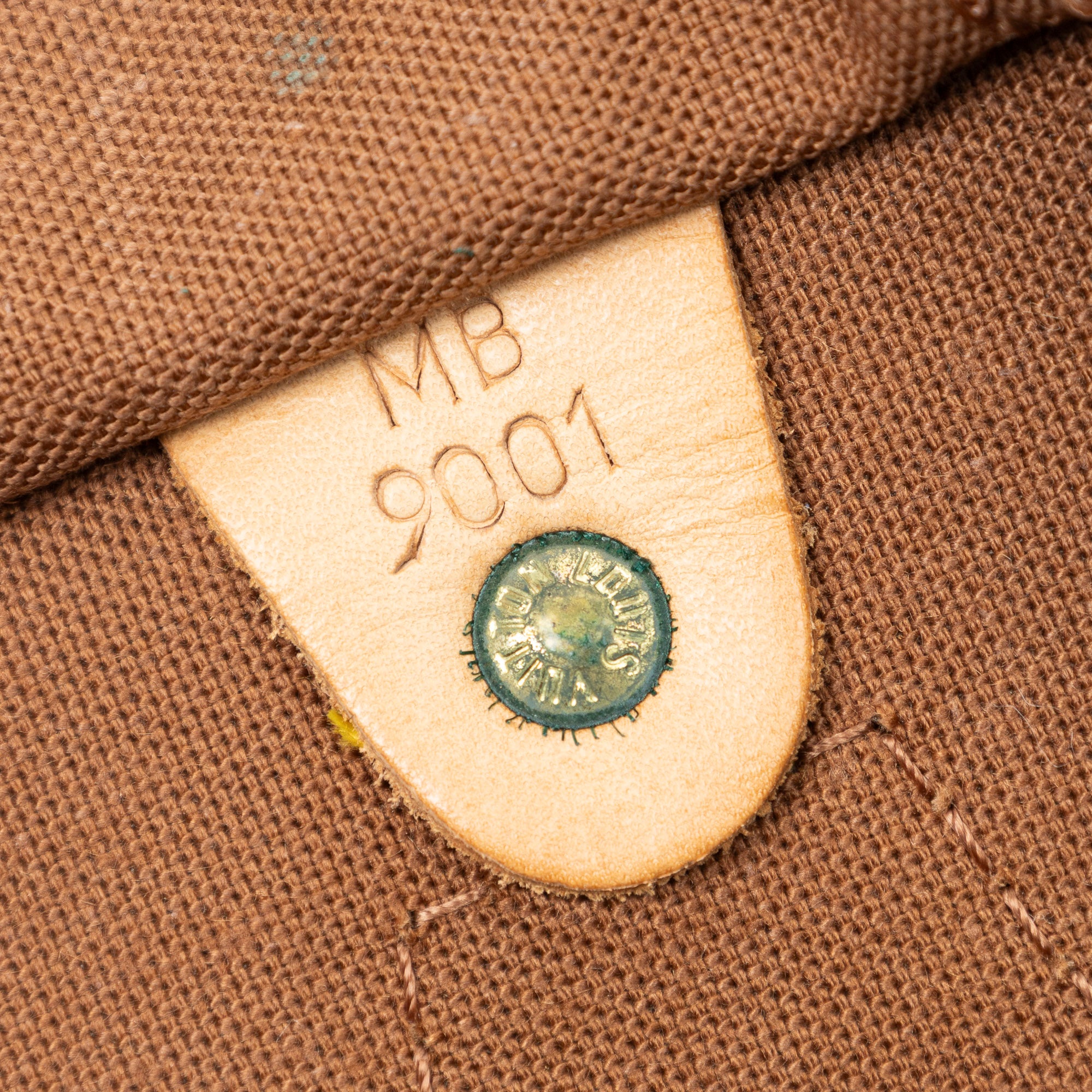 Handbag Speedy 40 Brown Monogram Canvas