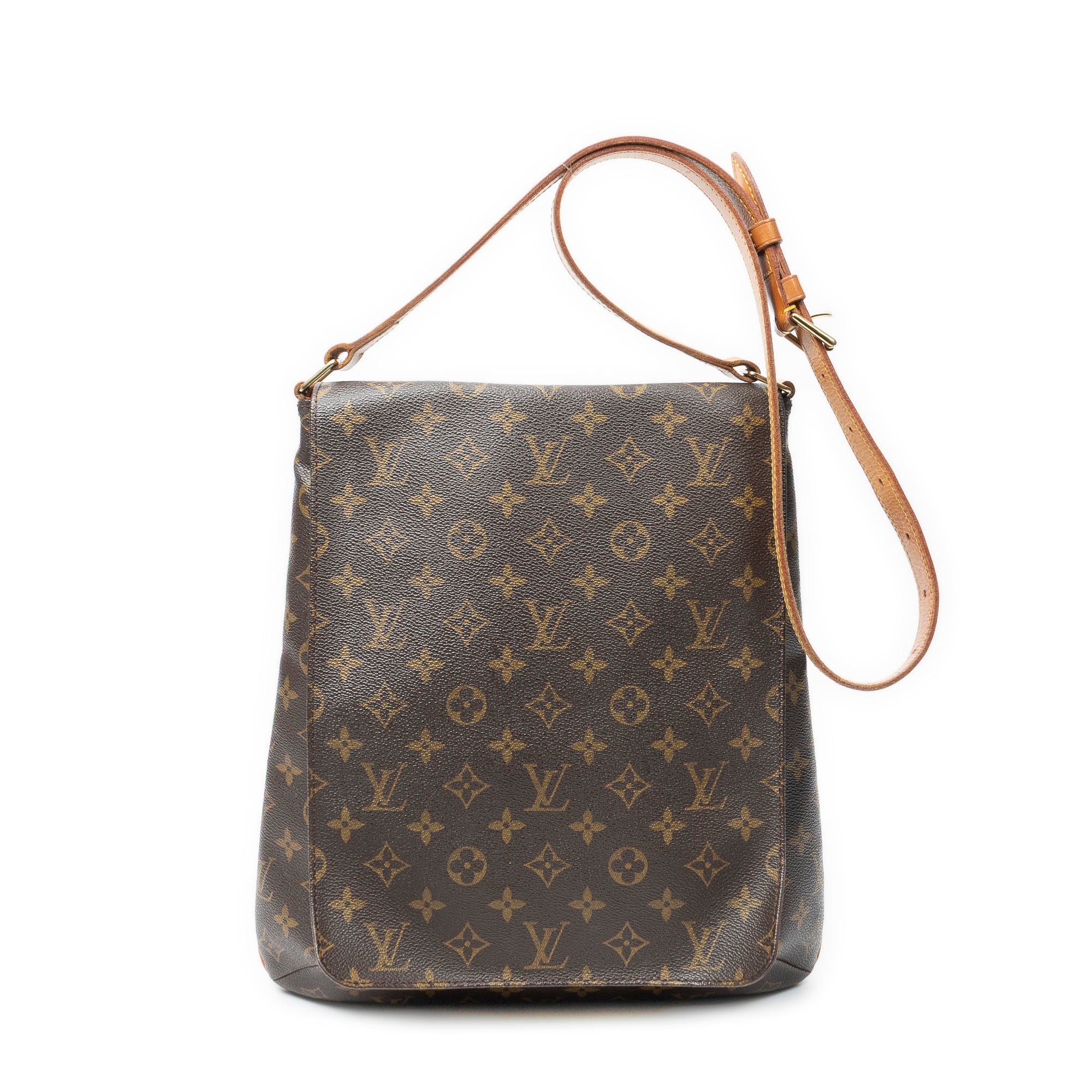 Shoulder Bag Musette Brown Monogram Canvas