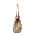 Shoulder Bag Vertical Shopping Tote Beige Macadam Coated Canvas