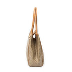 Shoulder Bag Vertical Shopping Tote Beige Macadam Coated Canvas
