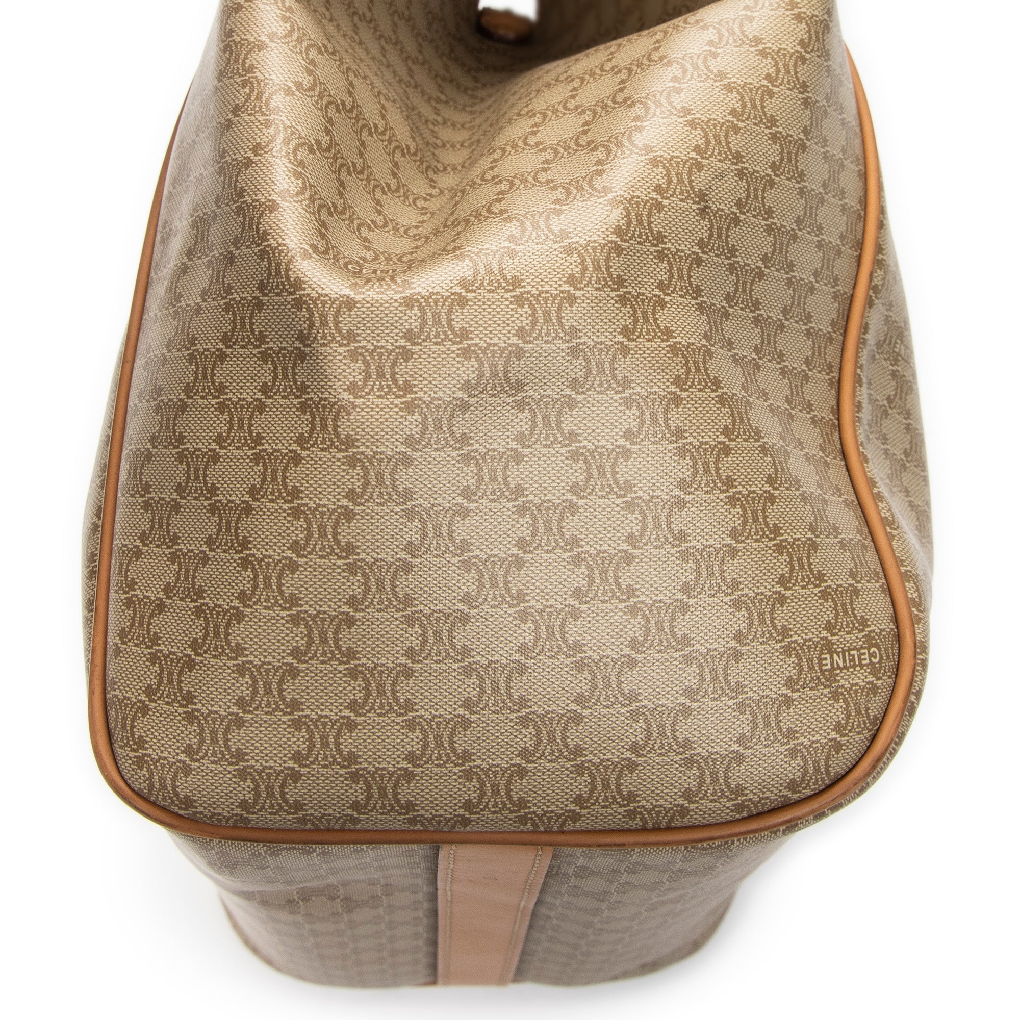 Shoulder Bag Vertical Shopping Tote Beige Macadam Coated Canvas