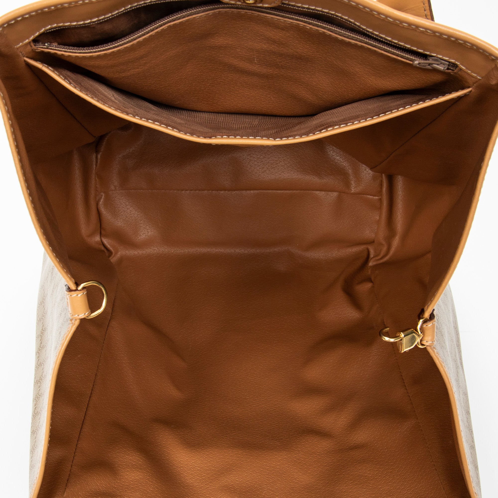 Shoulder Bag Vertical Shopping Tote Beige Macadam Coated Canvas