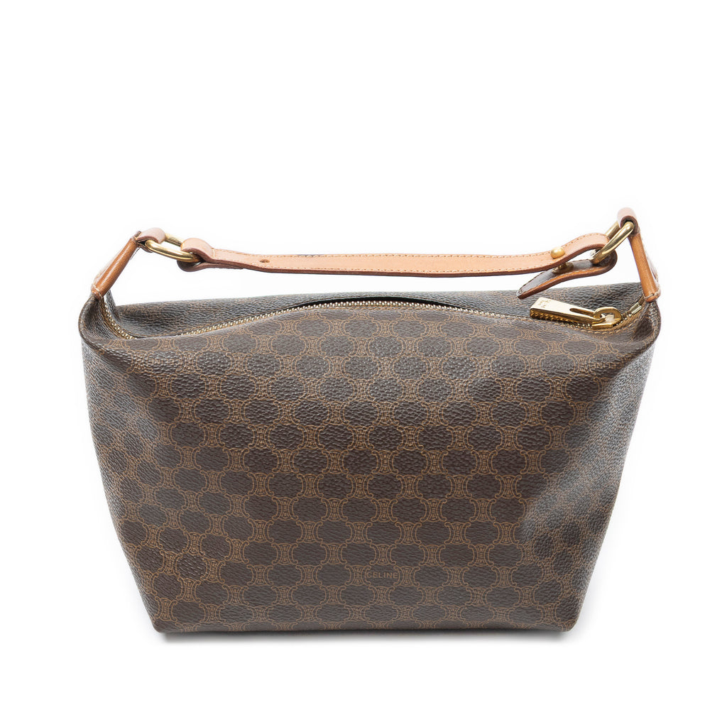 Handbag Vintage Mini Handbag Brown Macadam Coated Canvas