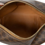 Handbag Vintage Mini Handbag Brown Macadam Coated Canvas