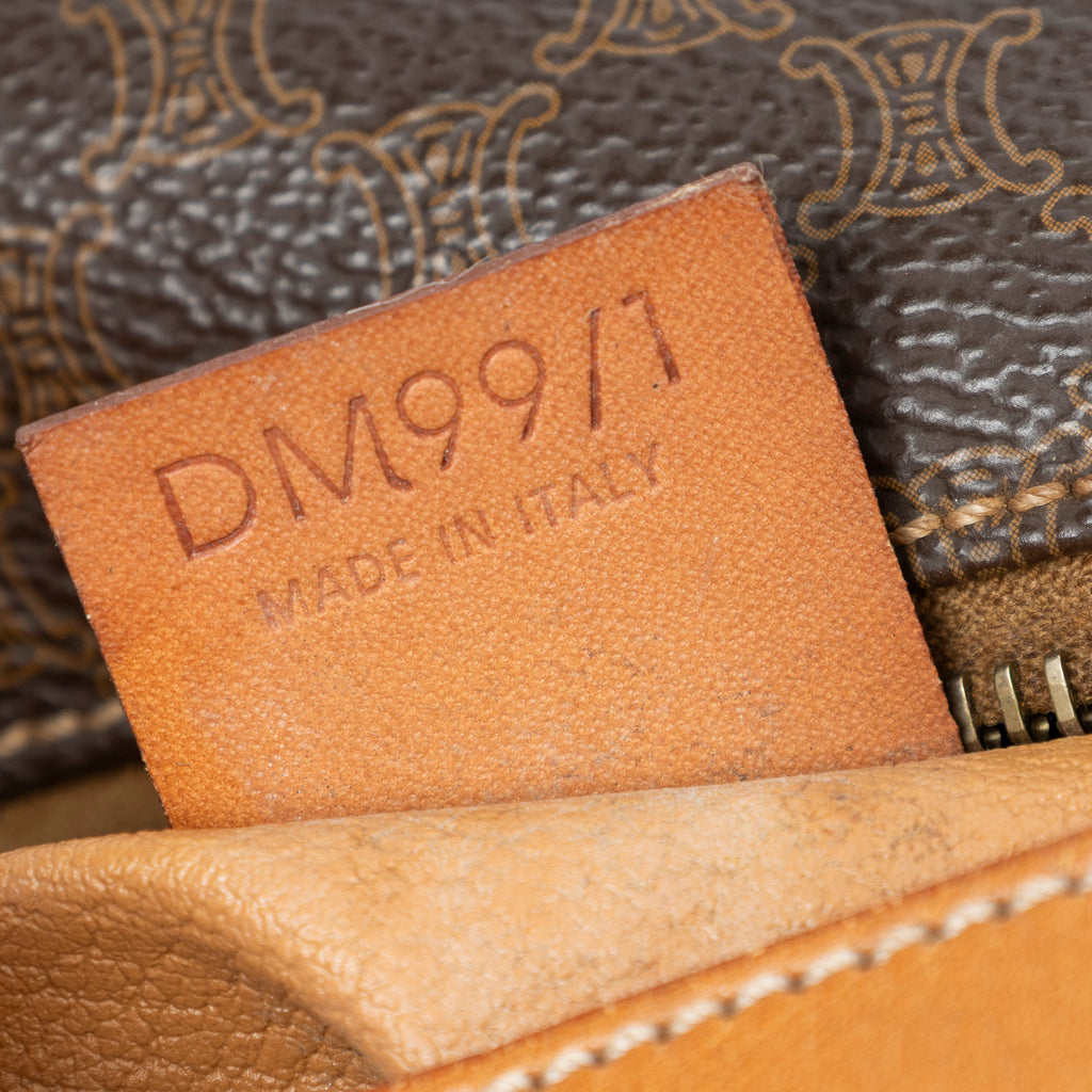 Handbag Vintage Mini Handbag Brown Macadam Coated Canvas