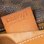 Handbag Vintage Mini Handbag Brown Macadam Coated Canvas