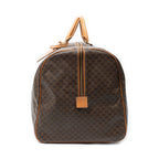 Travel Bag Vintage Extra Large Travel Boston Brown Macadam Coated Canvas