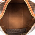 Travel Bag Vintage Medium Travel Boston Brown Macadam Coated Canvas