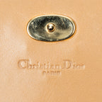 Shoulder Bag Vintage Mini Chain Crossbody Tan Pebbled Leather
