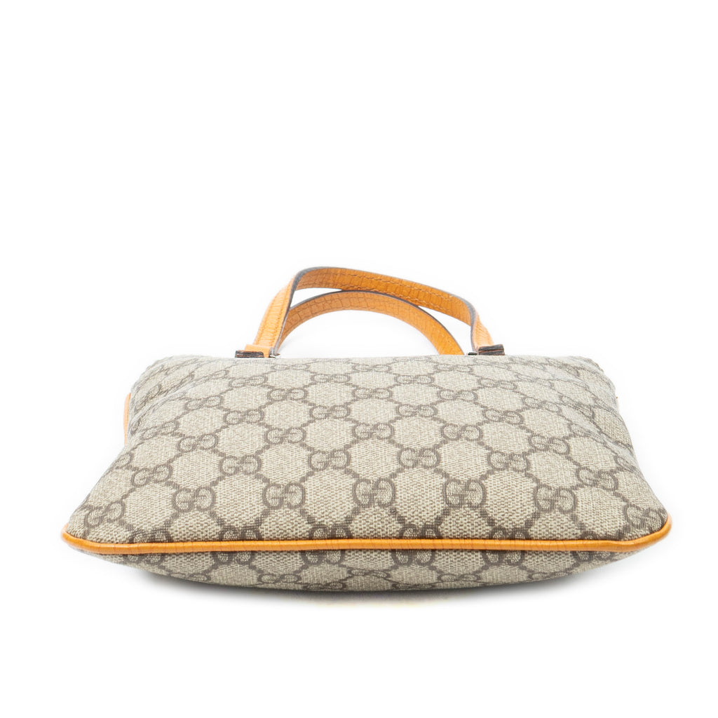 Handbag Mini Vertical Tote Beige Supreme Coated Canvas