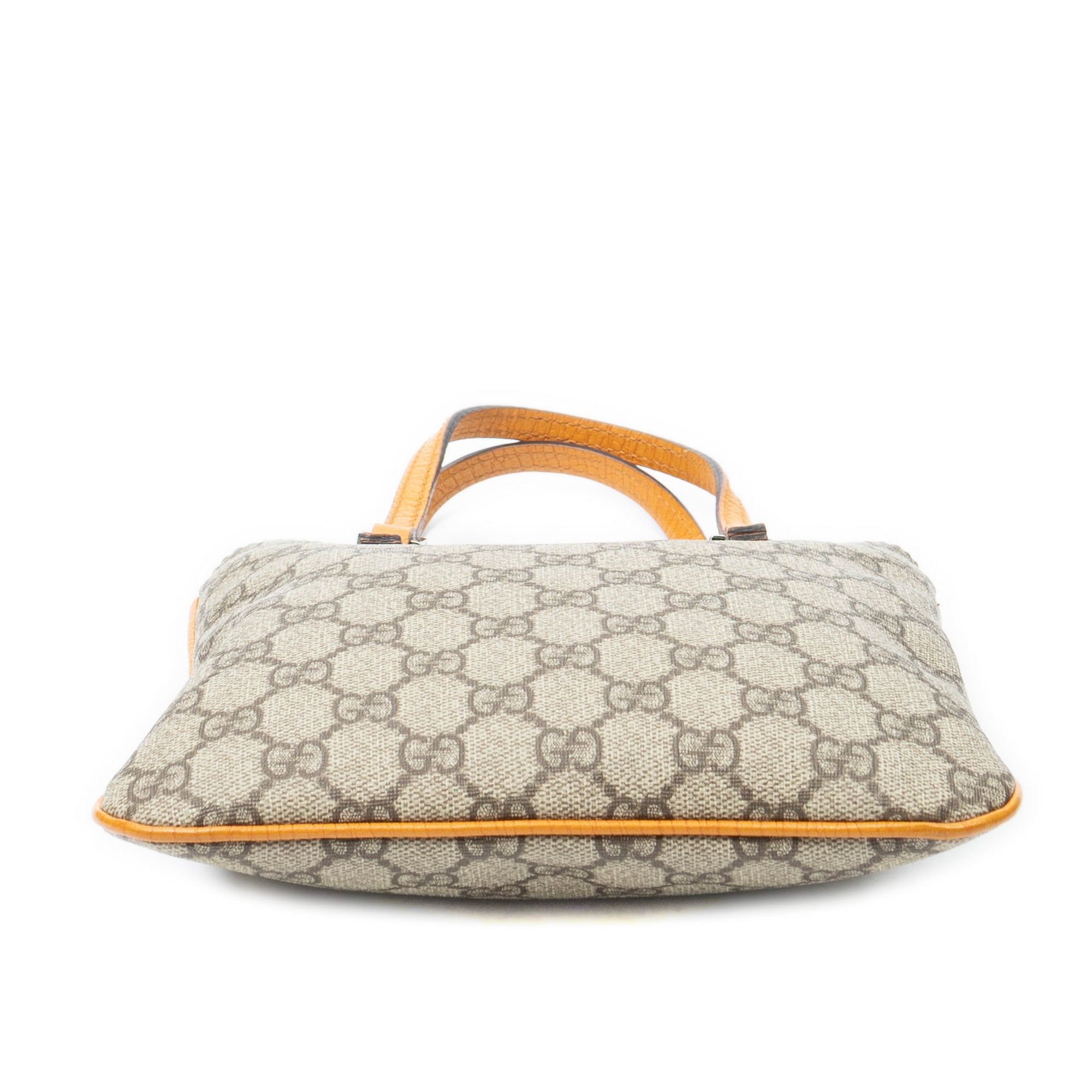 Handbag Mini Vertical Tote Beige Supreme Coated Canvas