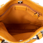 Handbag Mini Vertical Tote Beige Supreme Coated Canvas