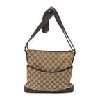 Shoulder Bag Medium Messenger Beige Monogrammed Canvas