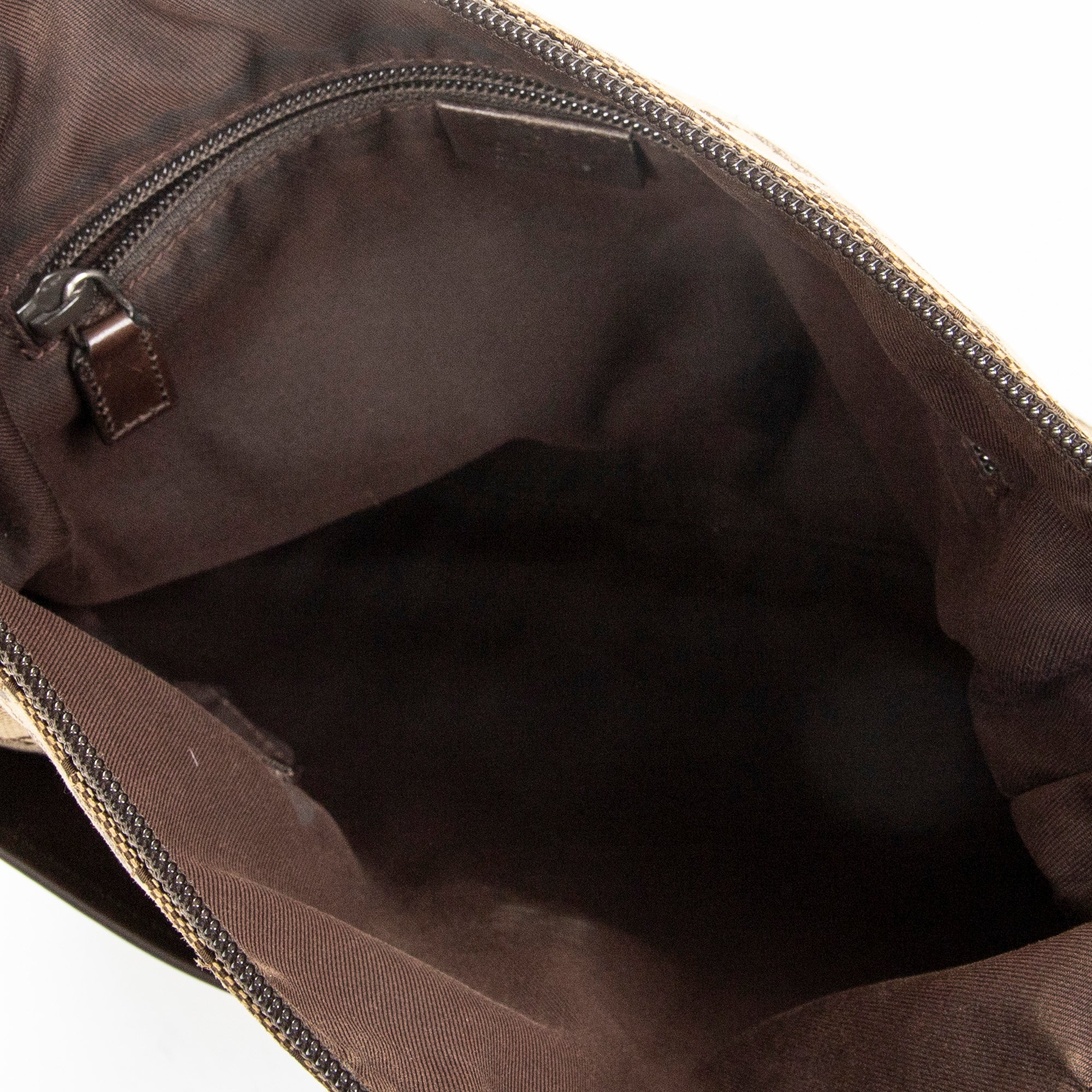 Shoulder Bag Medium Messenger Beige Monogrammed Canvas