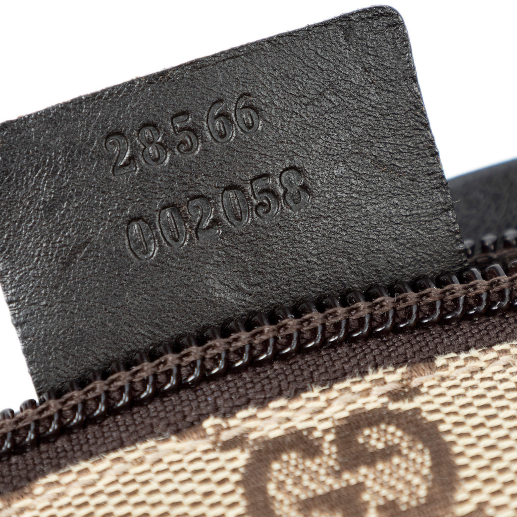 Shoulder Bag Waist Pouch Dark Brown Monogrammed Canvas