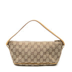 Handbag Boat Pochette Beige Monogrammed Canvas