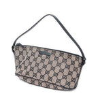 Shoulder Bag Boat Pochette Beige Monogrammed Canvas