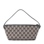 Shoulder Bag Boat Pochette Beige Monogrammed Canvas