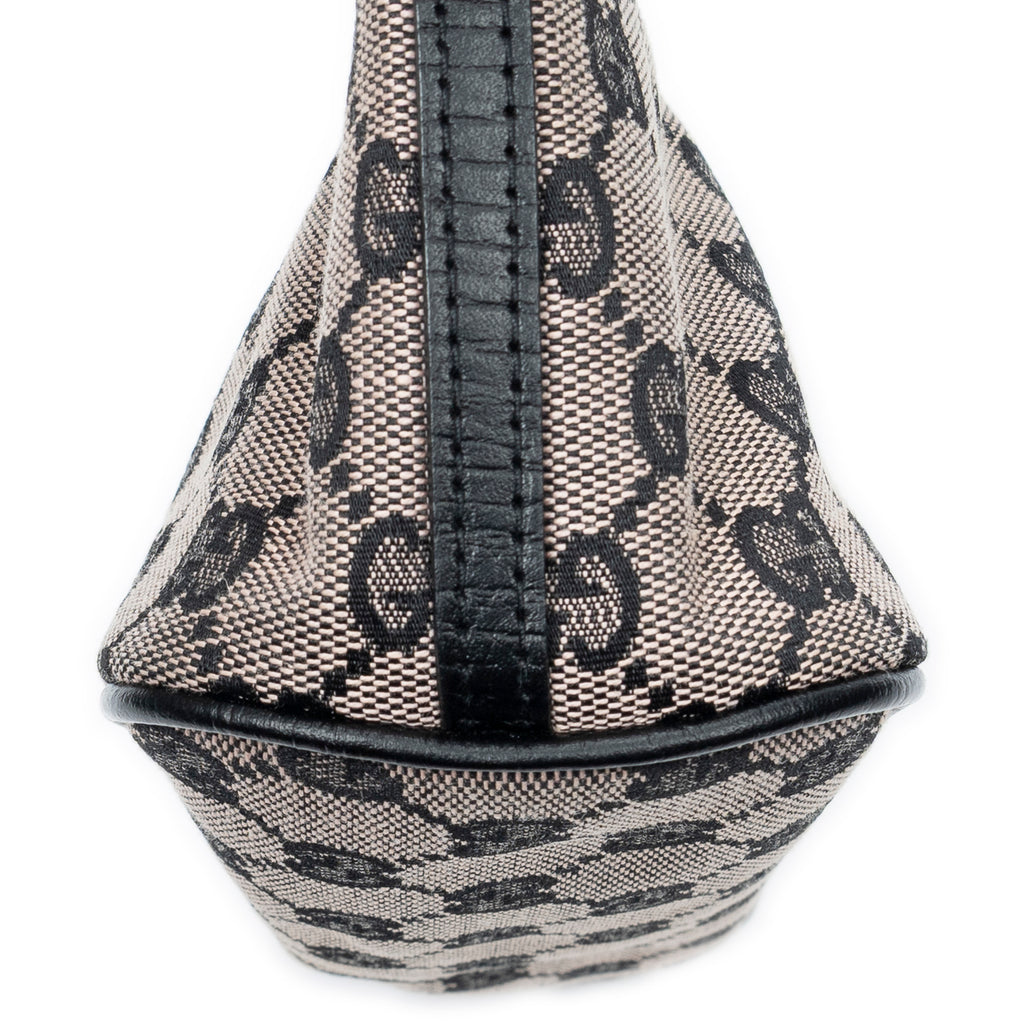 Shoulder Bag Boat Pochette Beige Monogrammed Canvas