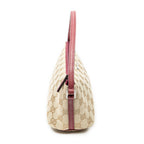 Shoulder Bag Boat Pochette Beige Monogrammed Canvas