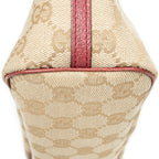 Shoulder Bag Boat Pochette Beige Monogrammed Canvas