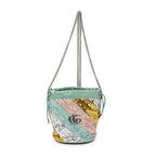Shoulder Bag Small GG Marmont Bucket Crossbody Mint Blue Sequin Embellished Quilted Leather