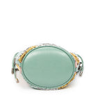 Shoulder Bag Small GG Marmont Bucket Crossbody Mint Blue Sequin Embellished Quilted Leather
