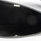 Shoulder Bag Bamboo Hobo Black Textured Leather