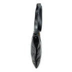 Shoulder Bag Zip Lock Messenger Black Guccissima Leather