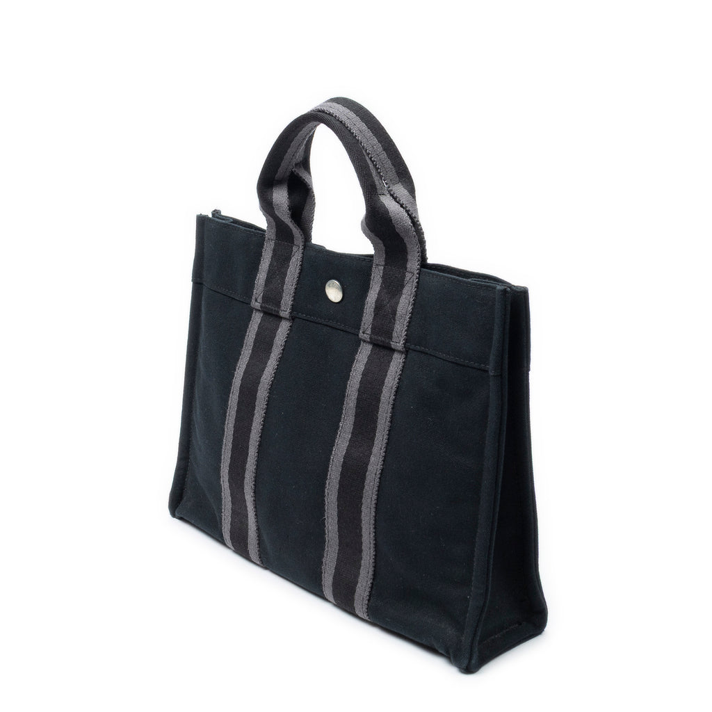 Handbag Fourre Tout PM Black Toile Officier Canvas