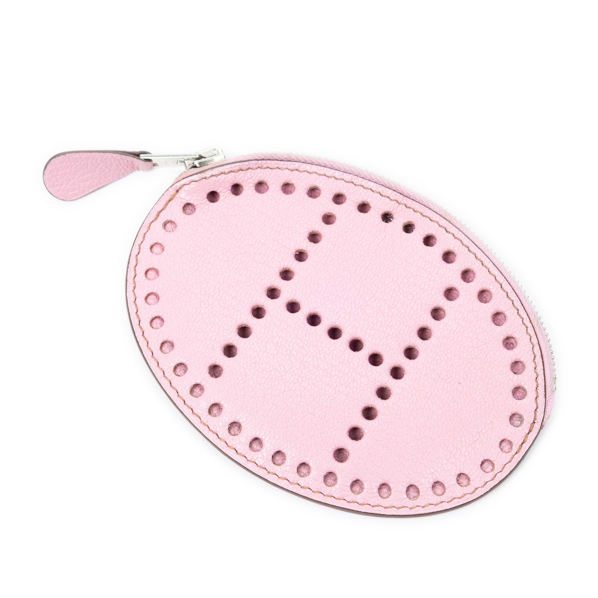 Wallet Evelyne Coin Purse Pink Chevre Mysore Leather