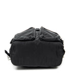 Backpack Small Drawstring Backpack Black Nylon Canvas