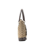 Shoulder Bag GG Charm Vertical Tote Beige Monogrammed Canvas