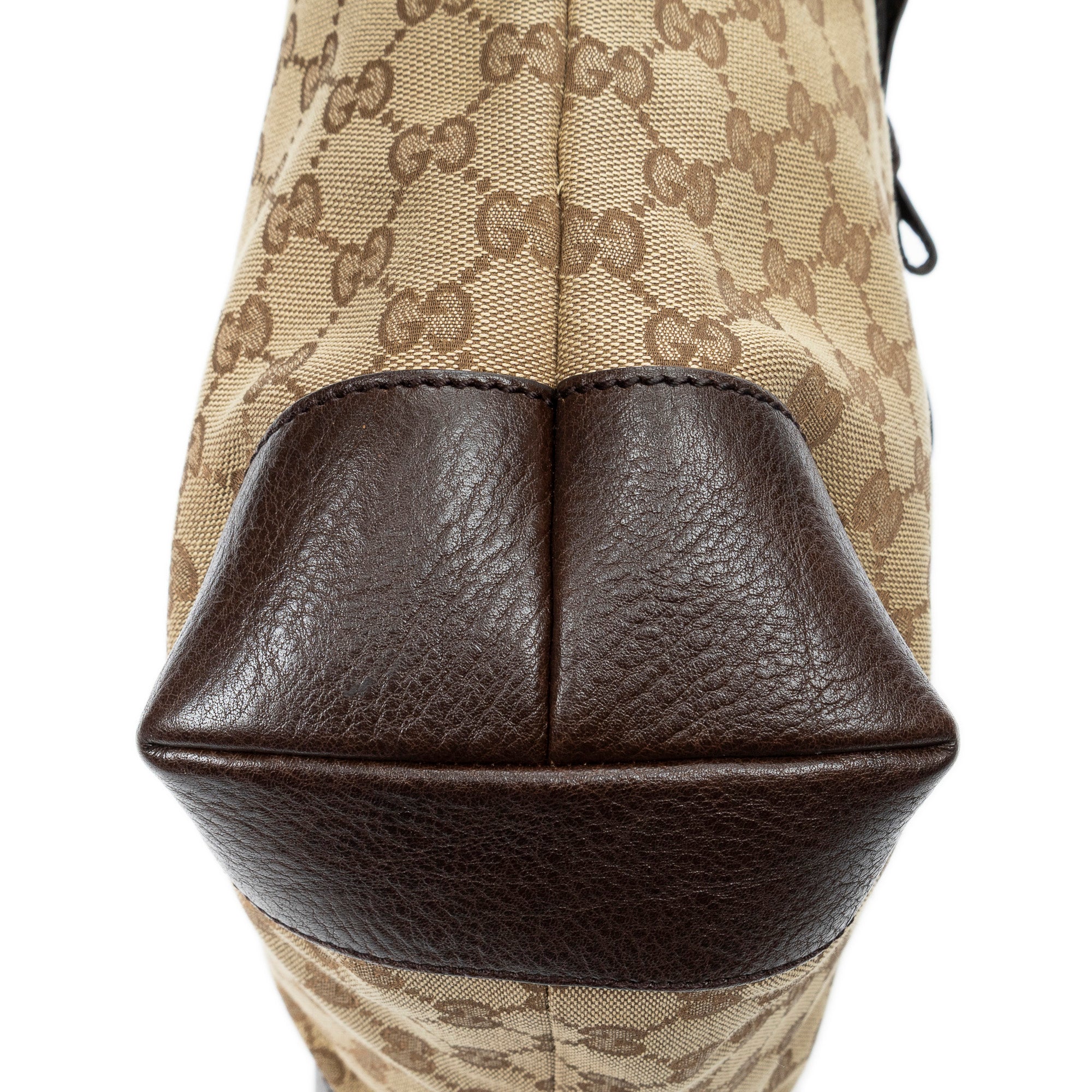 Shoulder Bag GG Charm Vertical Tote Beige Monogrammed Canvas