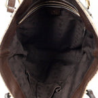 Shoulder Bag GG Charm Vertical Tote Beige Monogrammed Canvas