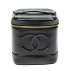 Handbag Timeless Tall Vanity Case Black Caviar Leather