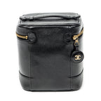 Handbag Timeless Tall Vanity Case Black Caviar Leather
